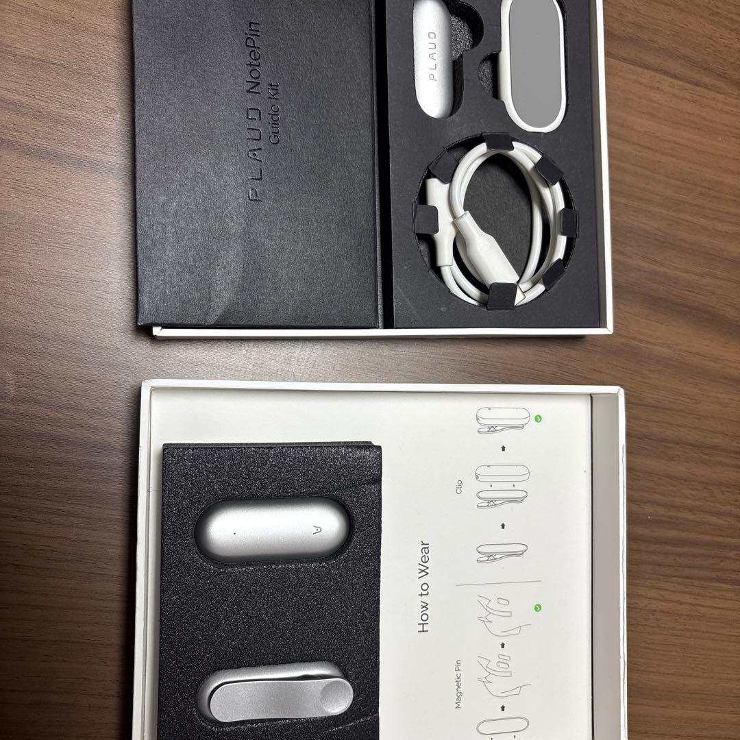 Plaud NotePin AI ボイスレコーダー シルバー