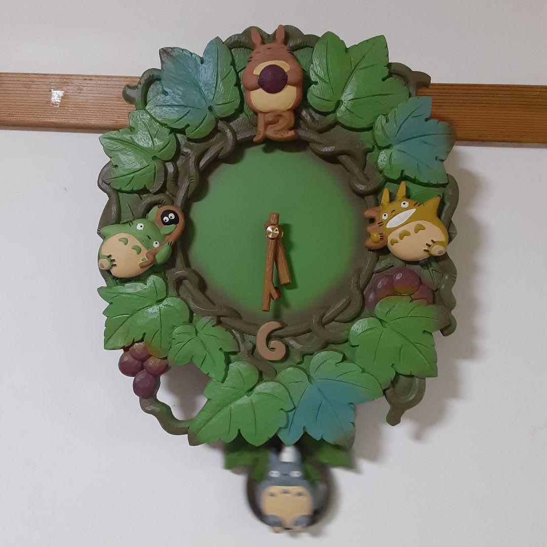 トトロ　壁掛け時計　中古