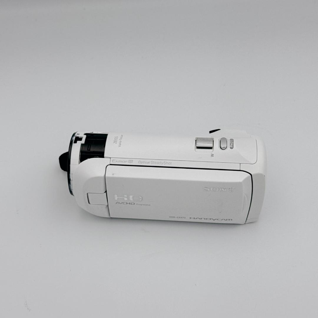 【良品】SONY Handycam ビデオカメラ HDR-CX470 ホワイト