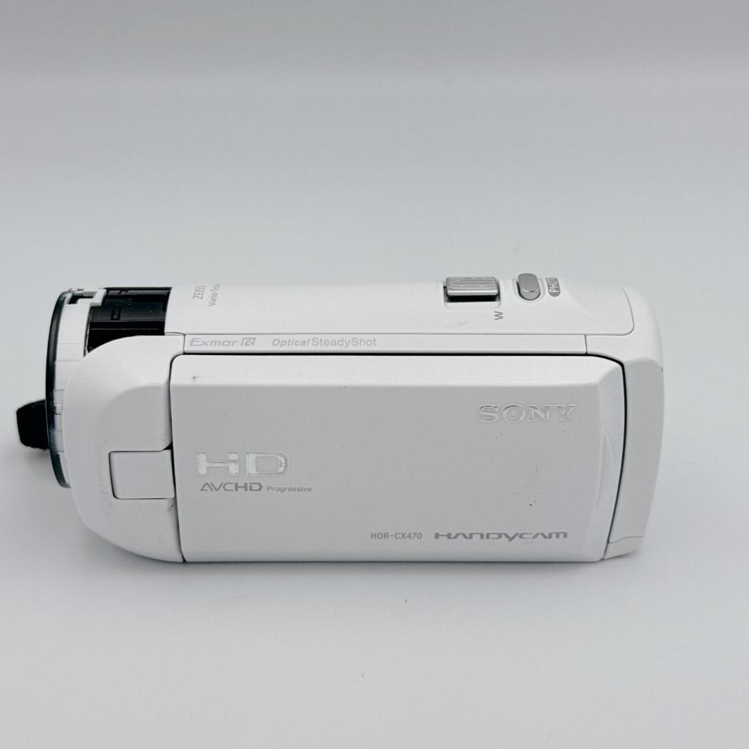 【良品】SONY Handycam ビデオカメラ HDR-CX470 ホワイト