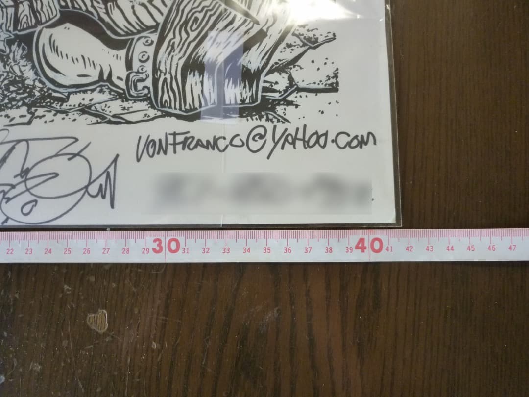 Von Franco ヴォン・フランコ 　TIKI　アート・ポスター　サイン入り