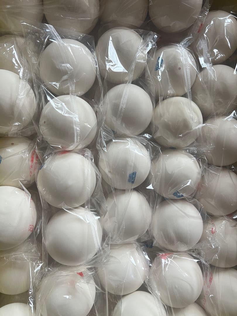 アカエムボール　新球　100球　カゴ付き