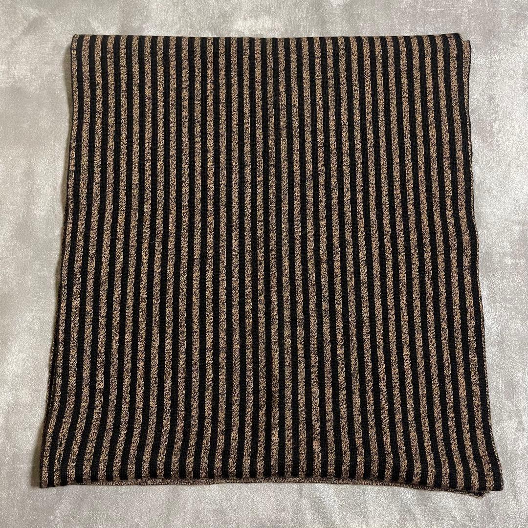 シボ FENDI フェンディ ズッカ柄 FF マフラー ウール イタリア