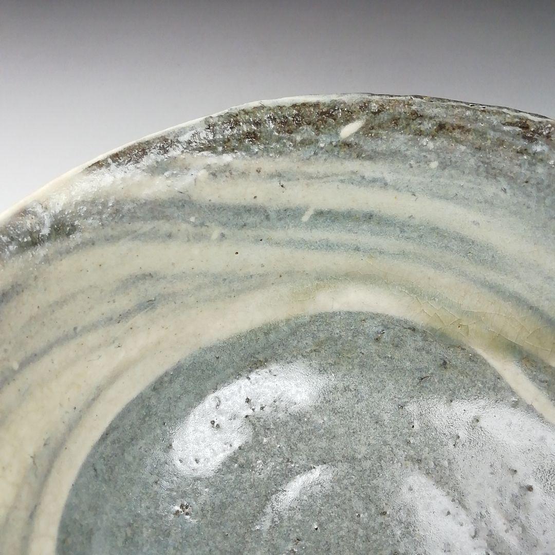 Ｔ５１１　茶碗　『倉敷酒津焼』『兜山窯　岡本孝明 造』　共箱　抹茶碗　茶道具