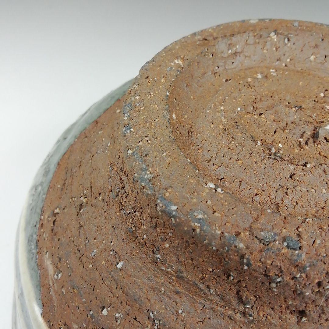 Ｔ５１１　茶碗　『倉敷酒津焼』『兜山窯　岡本孝明 造』　共箱　抹茶碗　茶道具