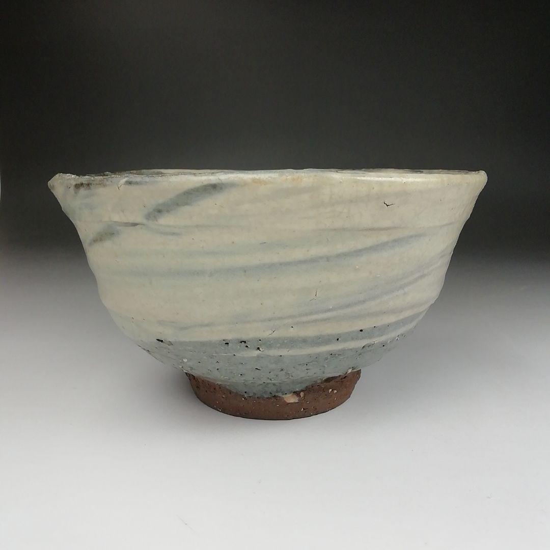 Ｔ５１１　茶碗　『倉敷酒津焼』『兜山窯　岡本孝明 造』　共箱　抹茶碗　茶道具