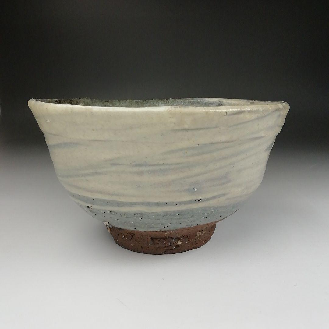 Ｔ５１１　茶碗　『倉敷酒津焼』『兜山窯　岡本孝明 造』　共箱　抹茶碗　茶道具