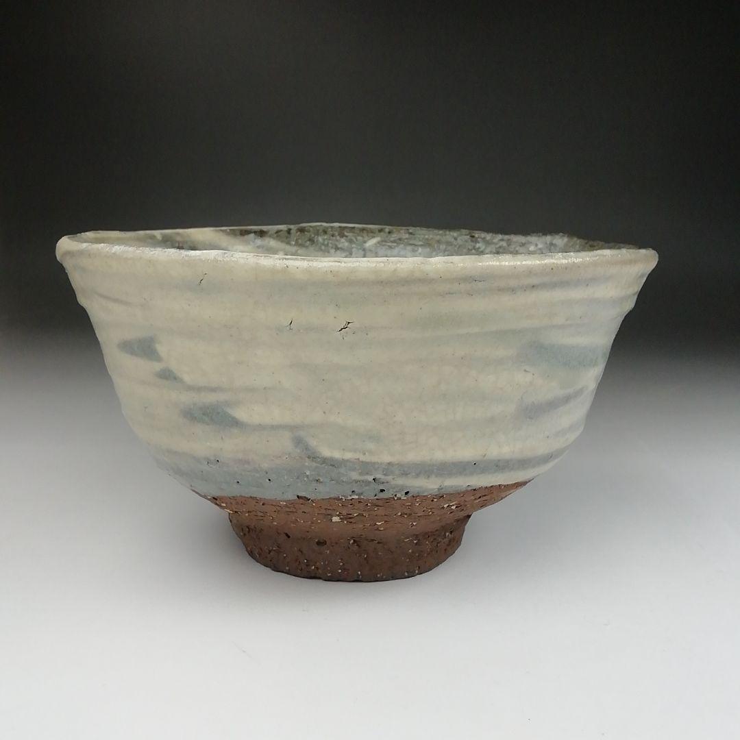 Ｔ５１１　茶碗　『倉敷酒津焼』『兜山窯　岡本孝明 造』　共箱　抹茶碗　茶道具