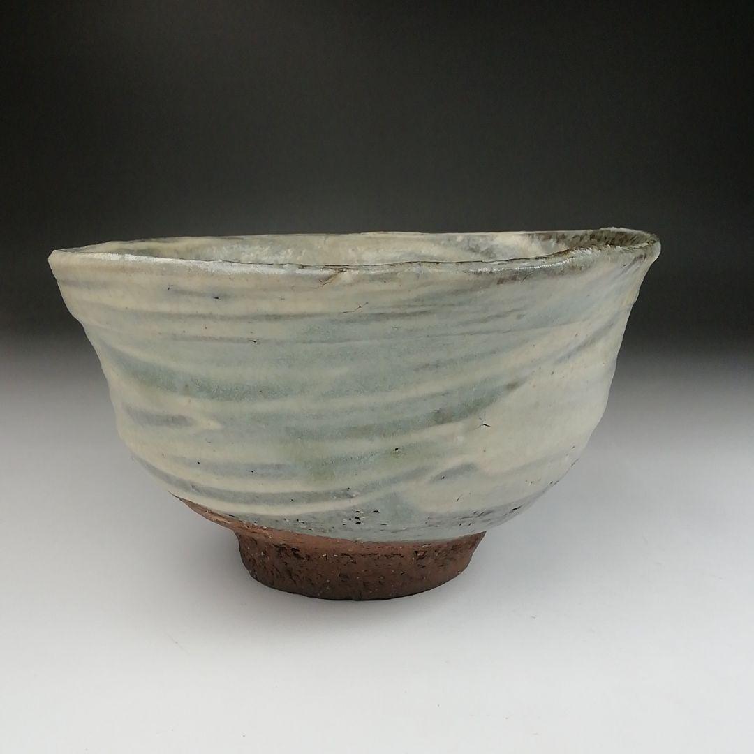 Ｔ５１１　茶碗　『倉敷酒津焼』『兜山窯　岡本孝明 造』　共箱　抹茶碗　茶道具