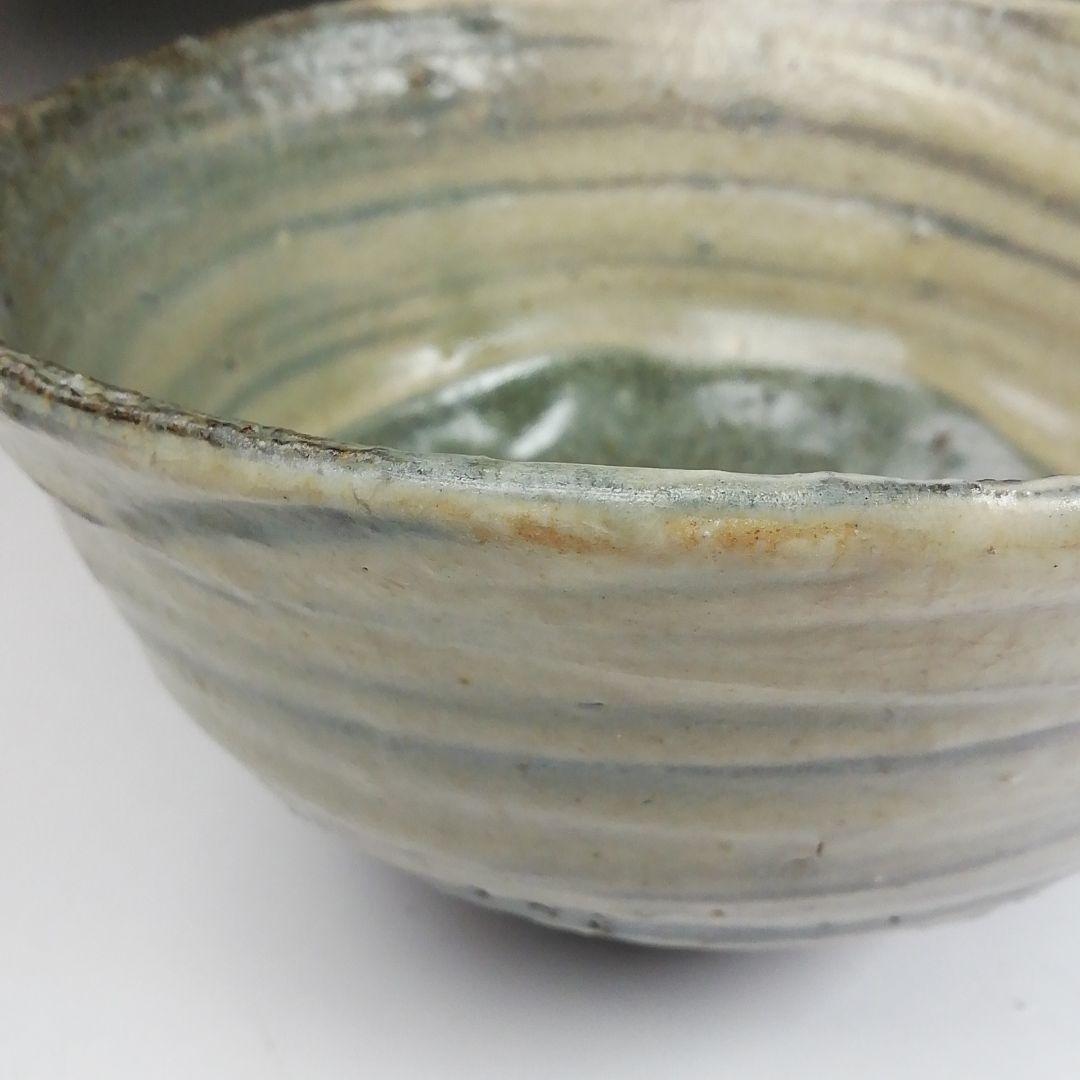 Ｔ５１１　茶碗　『倉敷酒津焼』『兜山窯　岡本孝明 造』　共箱　抹茶碗　茶道具