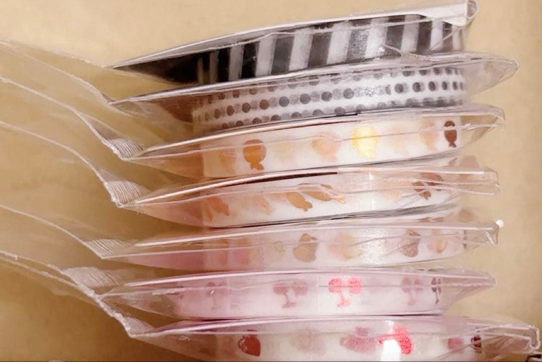 BGM ビージーエム　マスキングテープ　箔押し、ぴ金箔等　５ミリ幅　まとめ売り①