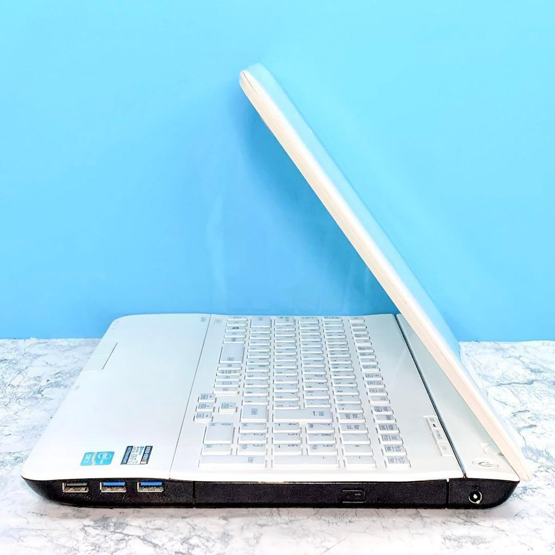 大人気✨i7✨新品SSD✨Win11✨ブルーレイ✨NEC✨ホワイトノートパソコン