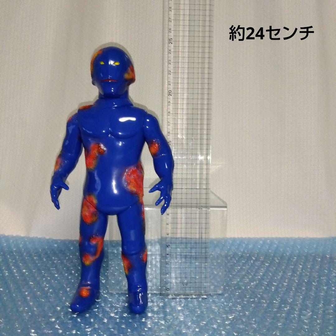 詳細不明　スペル星人　スタンダードソフビ　無版権　マルサン　ブルマァク　ポピー