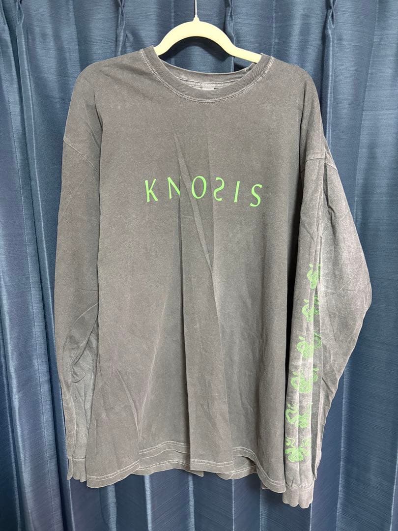 【美品】knosis ロンT 2XL ロングスリーブ　黒　メタル　バンド