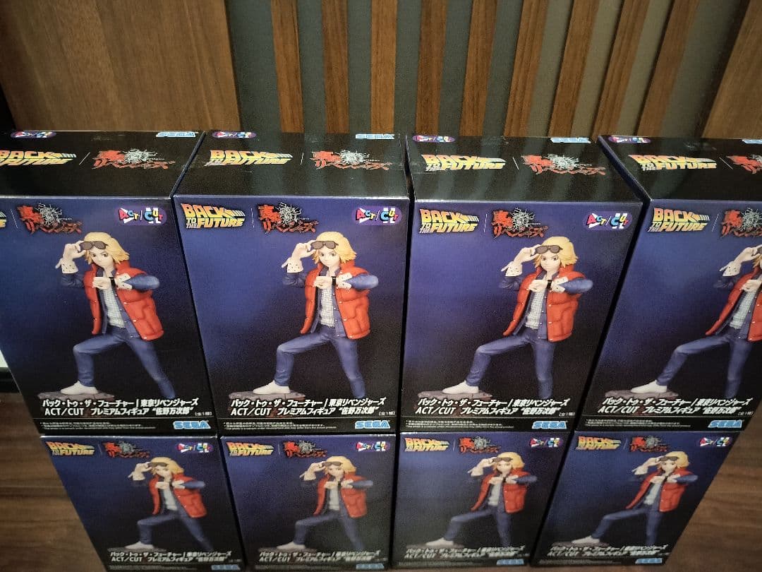 バックトゥザフューチャー 東京リベンジャーズ 佐野万次郎 フィギュア 8個セット