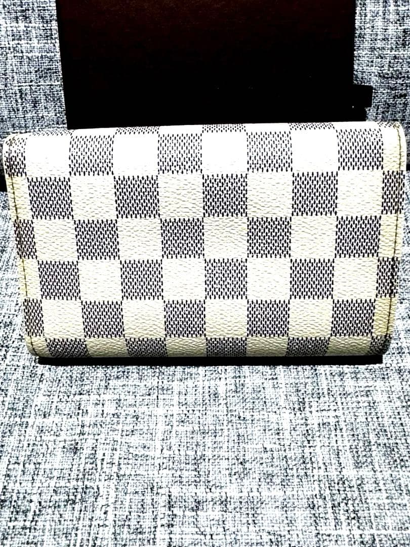 ルイヴィトン LOUIS VUITTON 三つ折り財布 ダミエ・アズール 財布