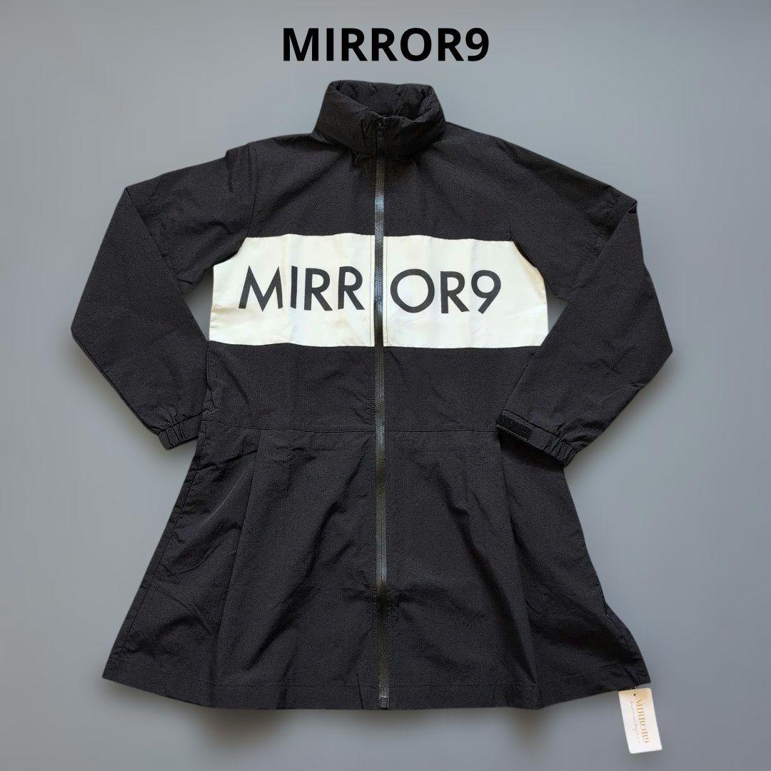 【未使用タグ付き】ミラーナインゴルフ　フルジップフーディワンピース　M 黒