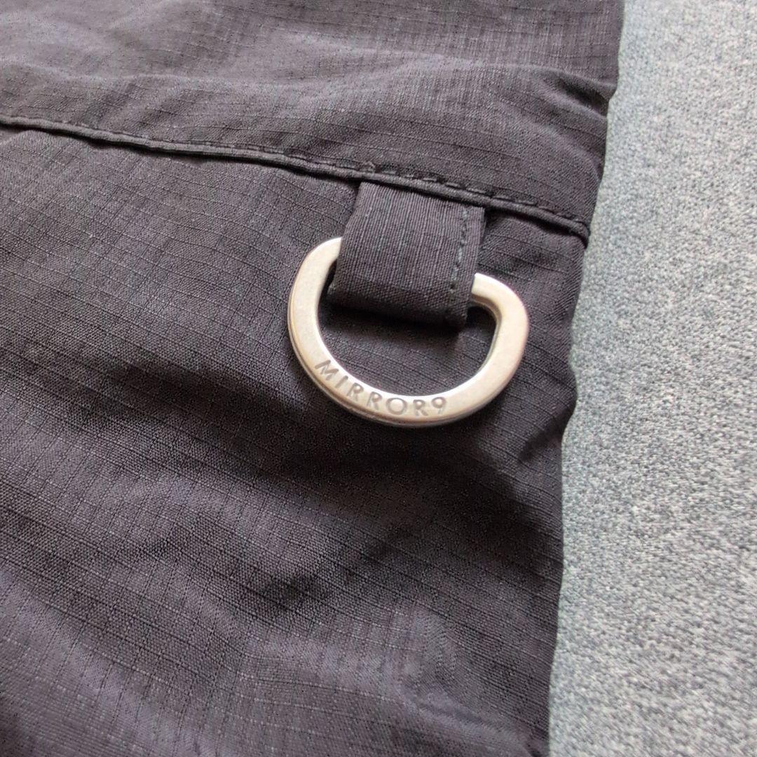 【未使用タグ付き】ミラーナインゴルフ　フルジップフーディワンピース　M 黒