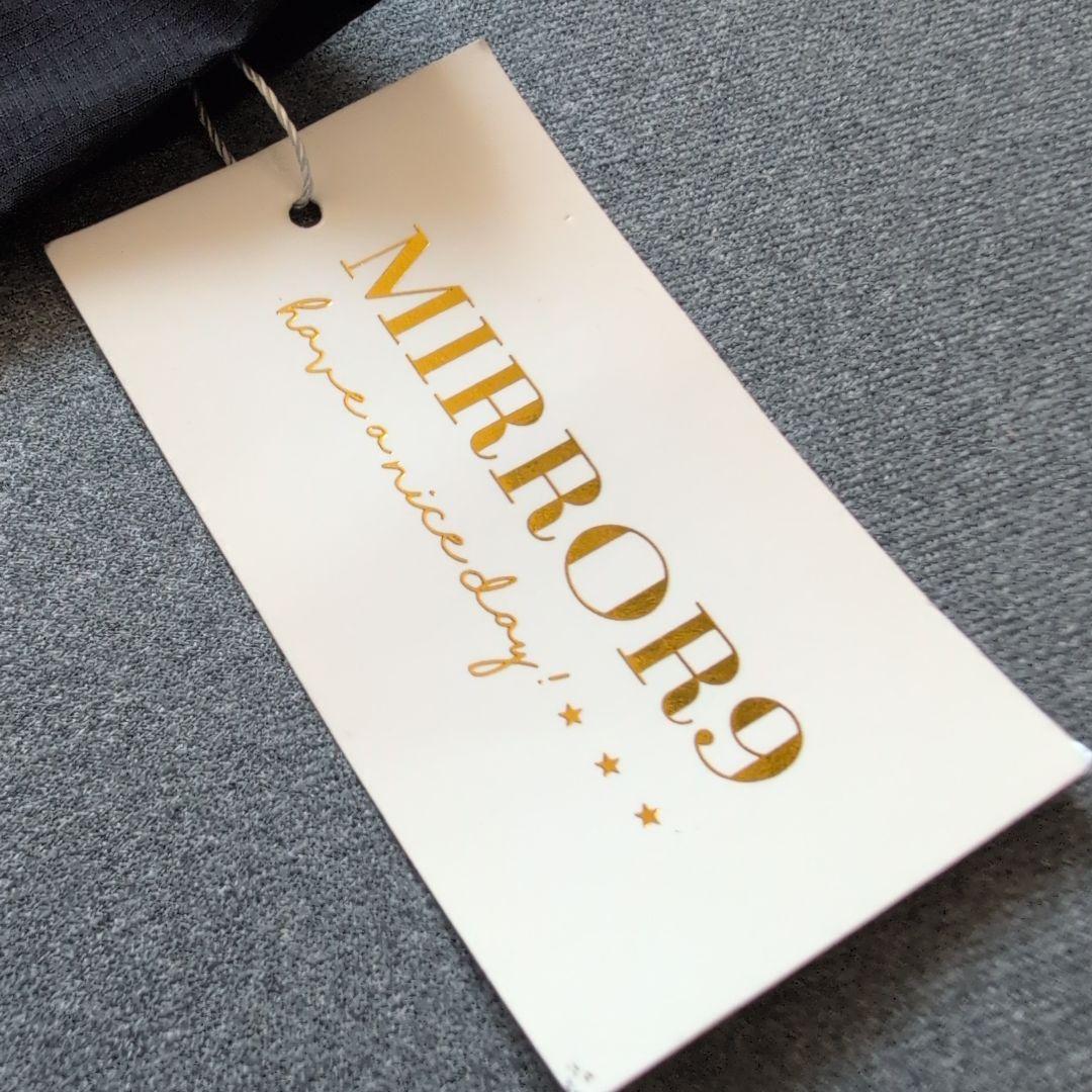 【未使用タグ付き】ミラーナインゴルフ　フルジップフーディワンピース　M 黒