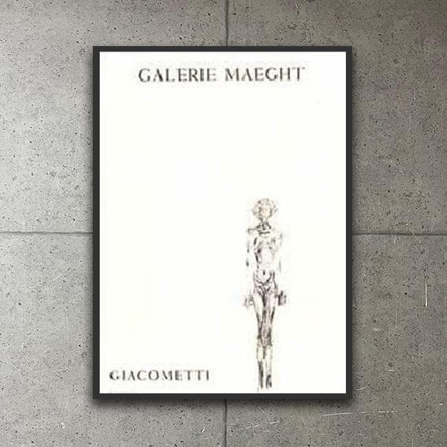 額装済/Nude femme de（アルベルト ジャコメッティ）/ポスター