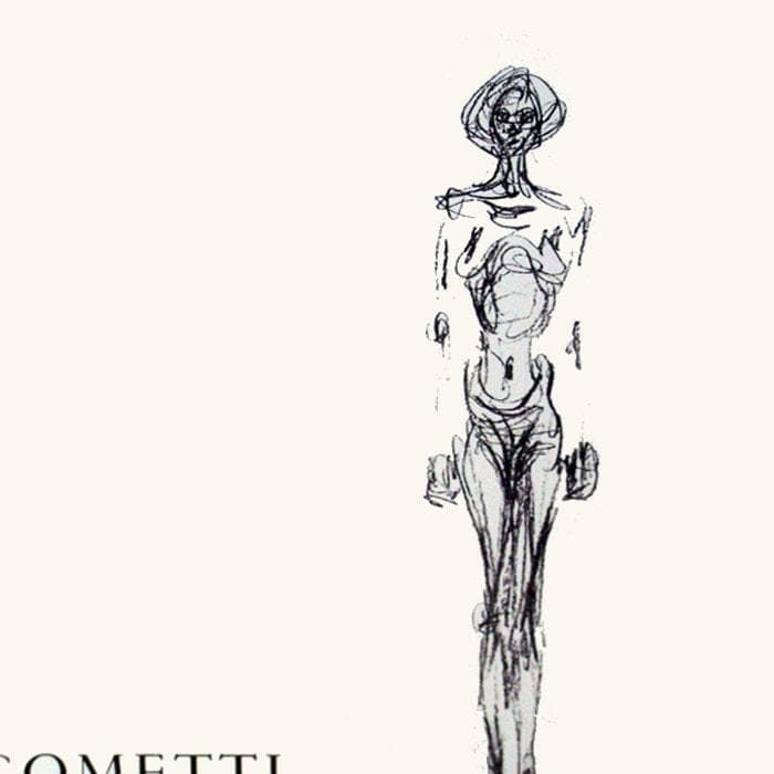 額装済/Nude femme de（アルベルト ジャコメッティ）/ポスター