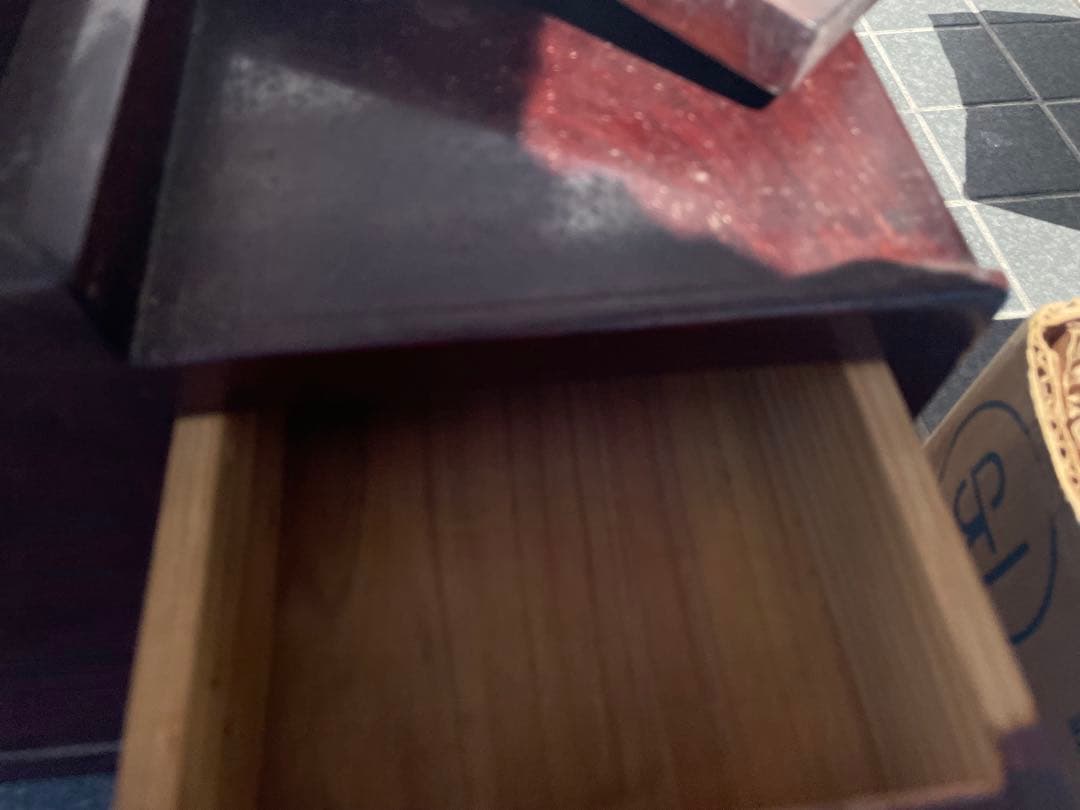 アンティーク　長火鉢　五徳　火箸　鉄瓶　古民具　灰付き　骨董　昭和レトロ　囲炉裏