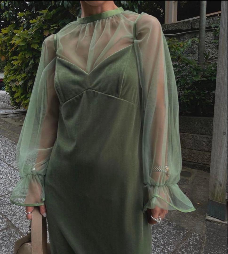 一度着用★ MANY WAY TULLE VEIL DRESS