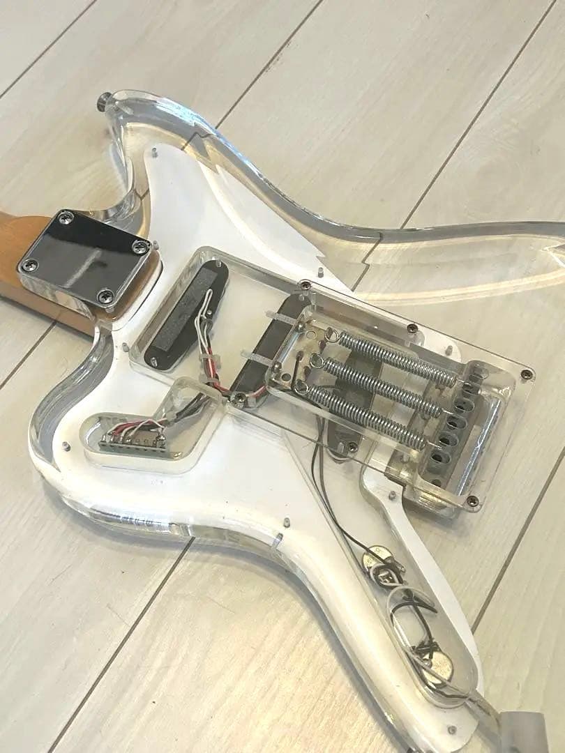 早い者勝ち★クリアボディ/エレキギター ジャズマスタータイプ /ムスタング/