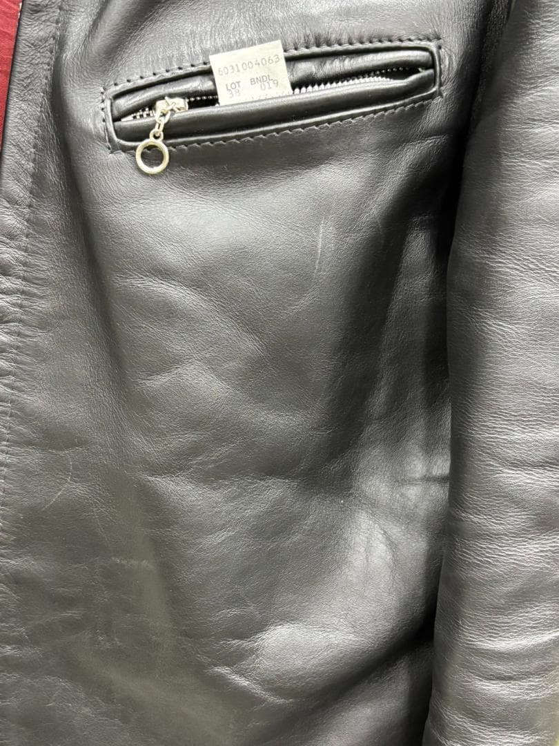 美品 Schott 641XX シングルライダースジャケット 38 ブラック