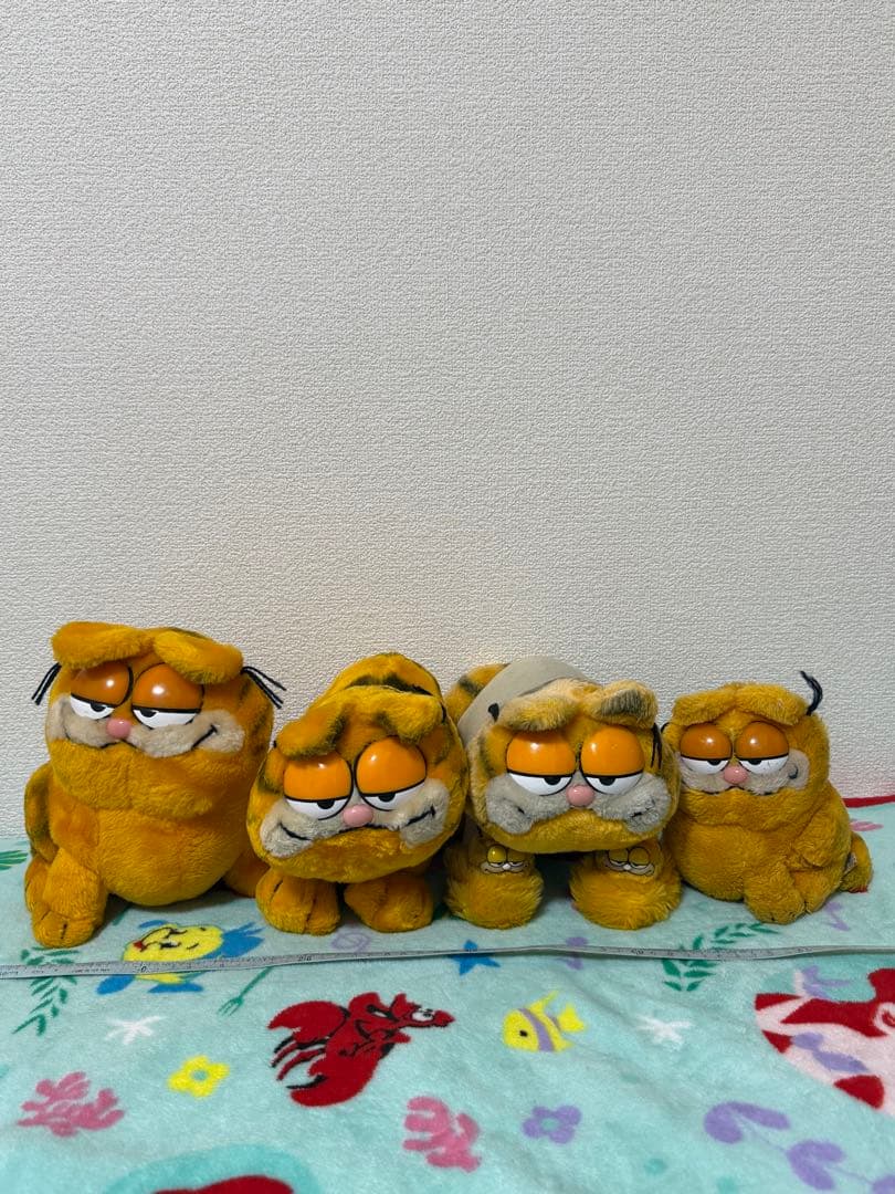 ガーフィールド ぬいぐるみ 大人気４種類セット アメトイ ヴィンテージ レア