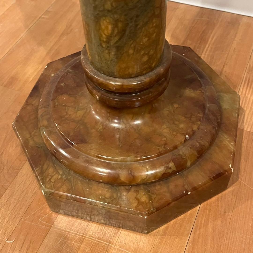 レアデザイン 大理石 テーブル サイドテーブル アンティーク