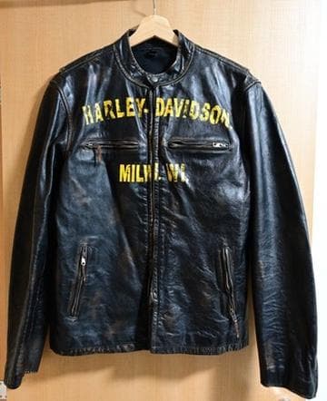 HARLEY-DAVIDSON シングル ライダース 97006-18VM 茶芯