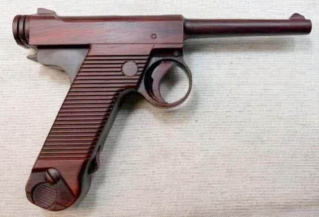 南部十四式紫檀模型　1/1スケール　手作　新品