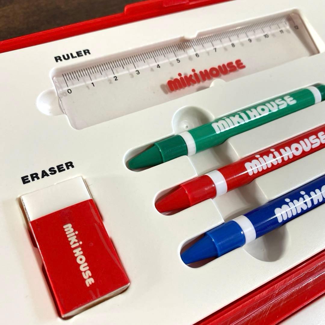 1990年代新品昭和レトロアンティークMIKIHOUSE文房具ハサミカッター定規