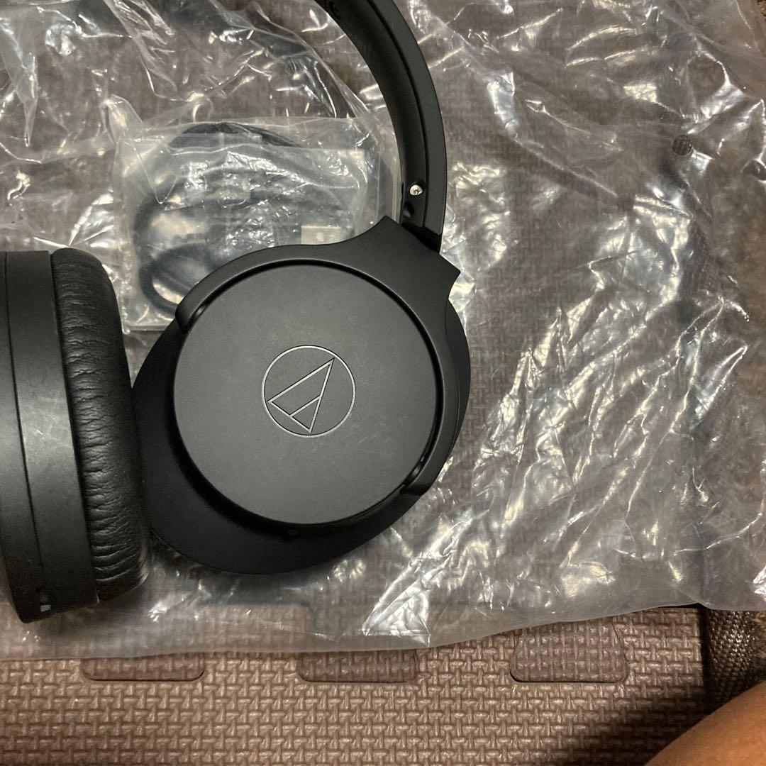 オーディオテクニカ、Audio-Technica ワイヤレスヘッドホン ブラック