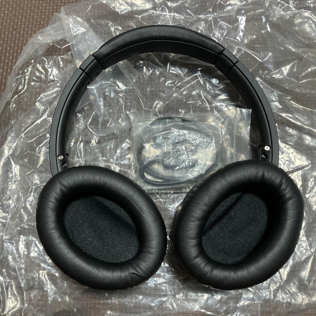 オーディオテクニカ、Audio-Technica ワイヤレスヘッドホン ブラック