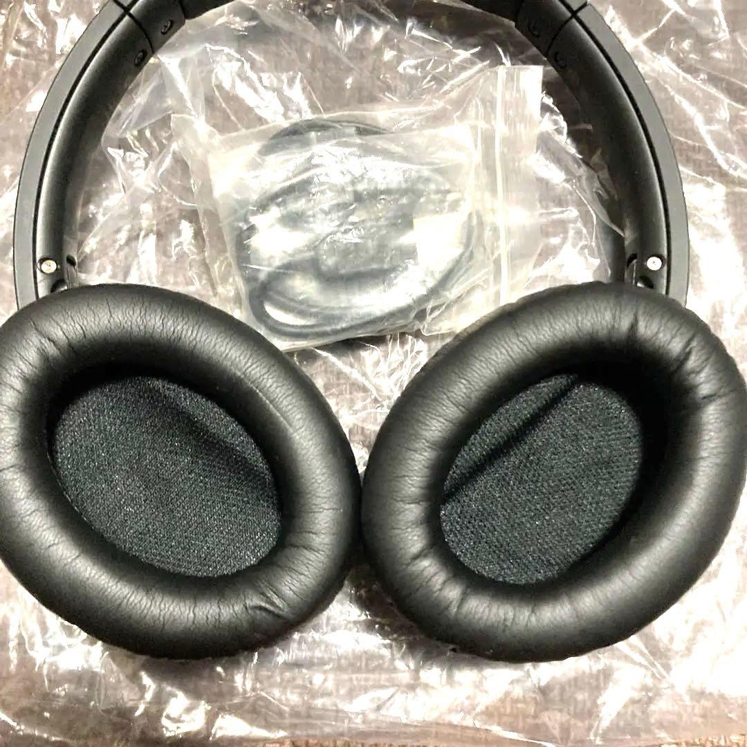 オーディオテクニカ、Audio-Technica ワイヤレスヘッドホン ブラック