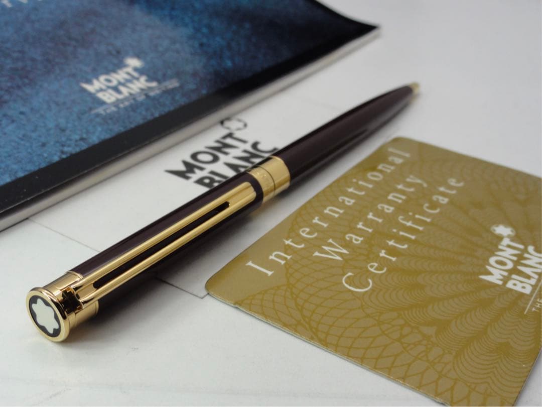 入手困難レアな銘品！ノブレス・エレガンス・ボルドーカラー★モンブラン　ボールペン