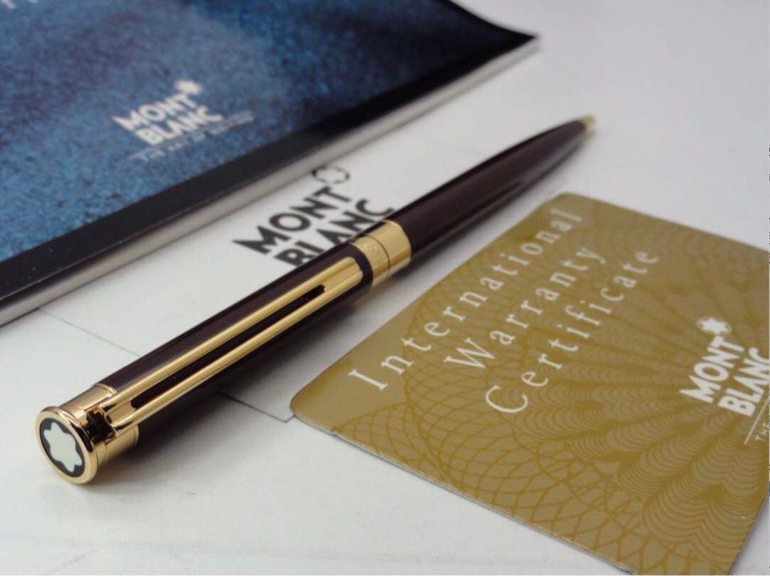 入手困難レアな銘品！ノブレス・エレガンス・ボルドーカラー★モンブラン　ボールペン