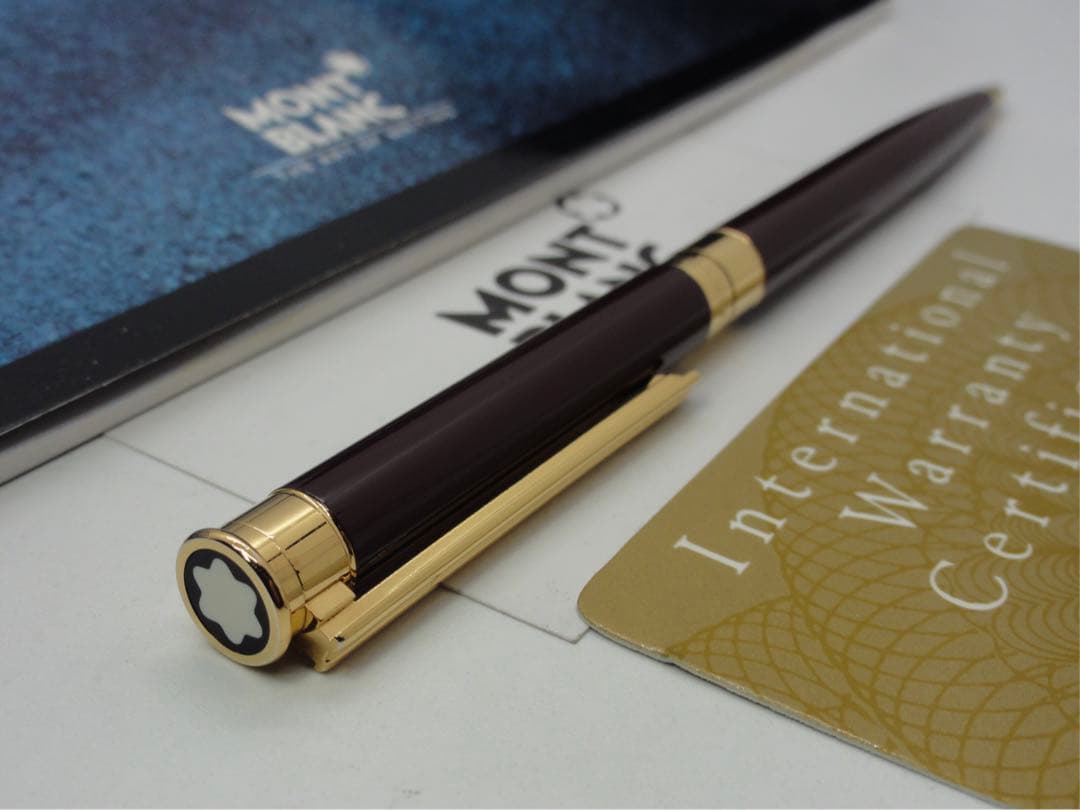 入手困難レアな銘品！ノブレス・エレガンス・ボルドーカラー★モンブラン　ボールペン