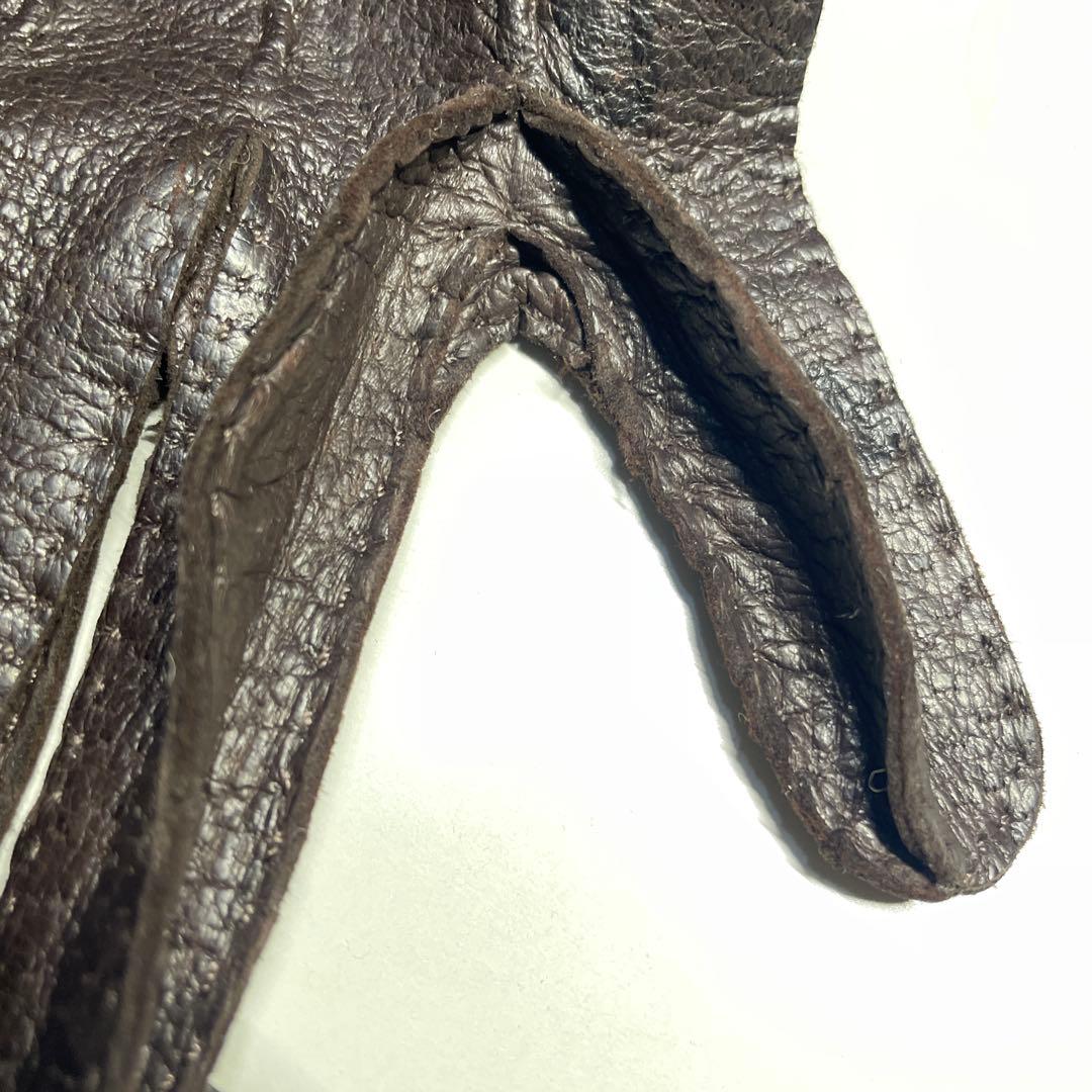 未使用 ペッカリー RESTELLI サイズ8 ダークブラウン色　ライニング無し