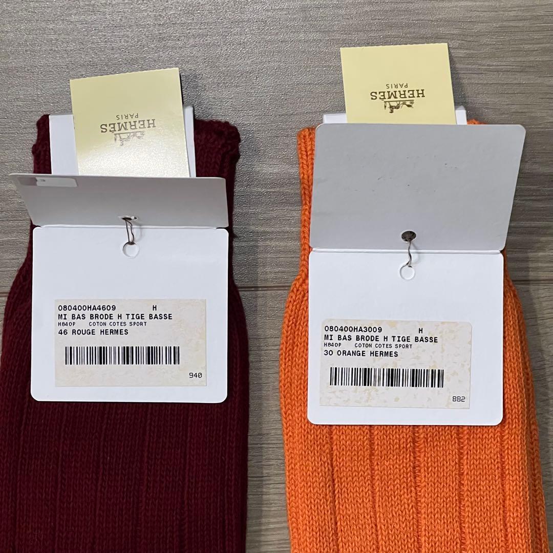 新品未使用 HERMES 靴下 エルメス