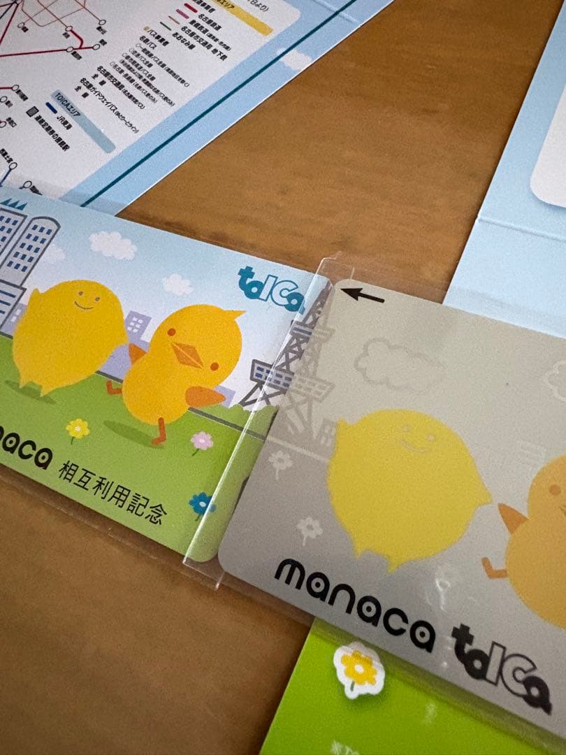 TOICA manaca 相互利用 セット 限定