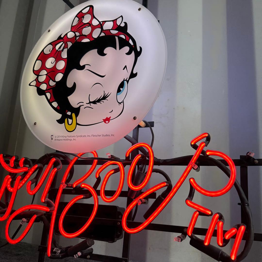 H64希少品　ベティ ブープネオン管 ネオンライト 店舗照明