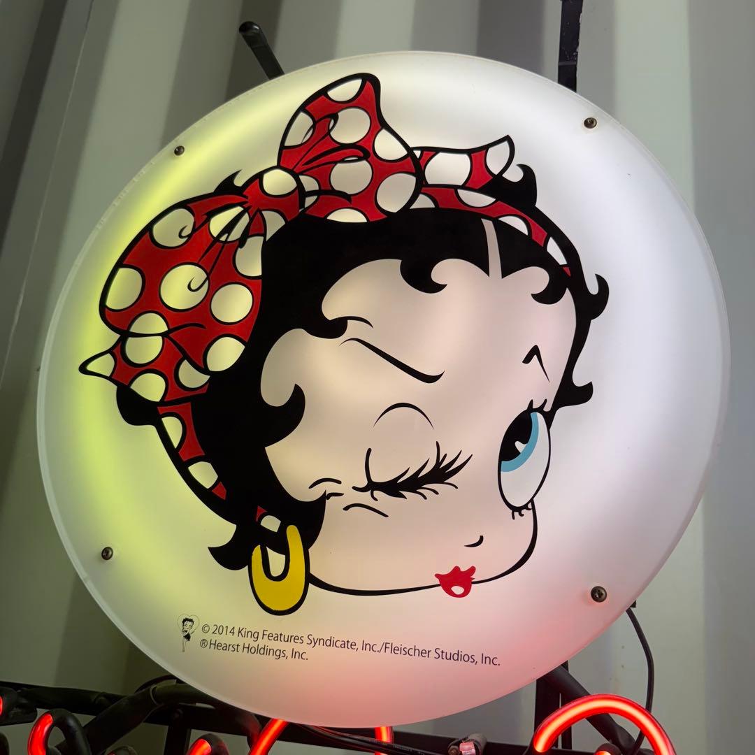 H64希少品　ベティ ブープネオン管 ネオンライト 店舗照明