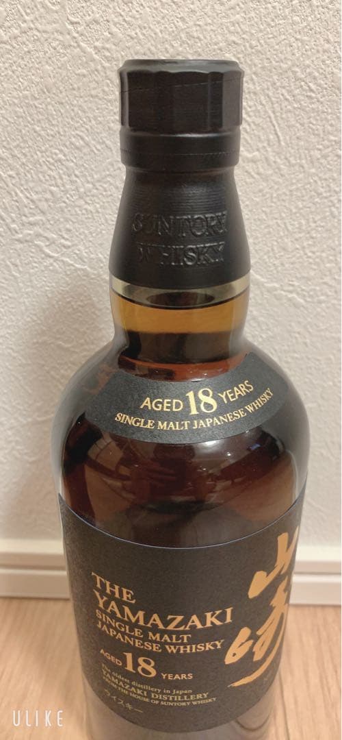 サントリー山崎 18年 シングルモルト 700ml 箱付き