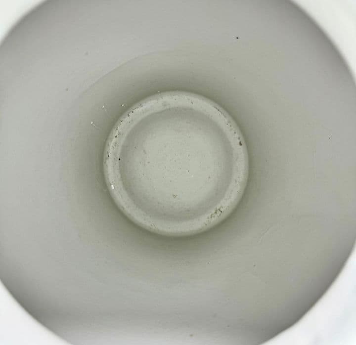 蓋付 飾り壺 宮廷人物図 花鳥図 陶器