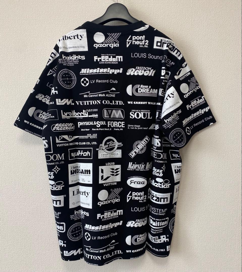 極美品　即日発送　人気　ルイヴィトン tシャツ ヴァージルアブロー　ブラック