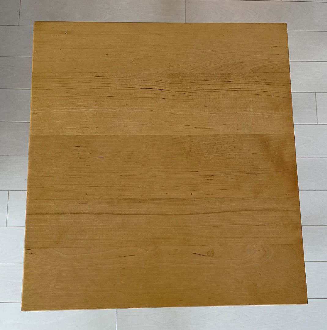 無印良品　サイドテーブル　パーチ材