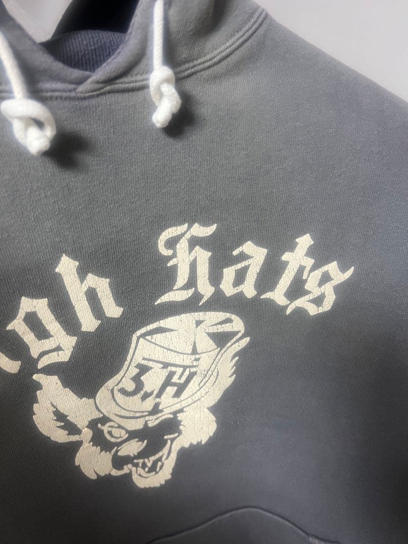 t*i様 WAREHOUSE ナス紺　パーカー　ハイハット ロゴ ヴィンテージ